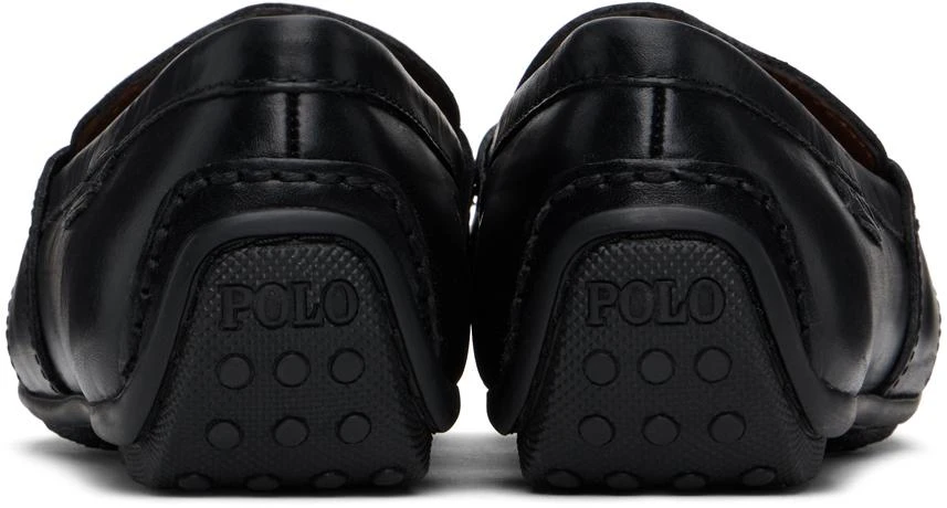 Ralph Lauren Black Reynold Full-Grain Driver Loafers 2