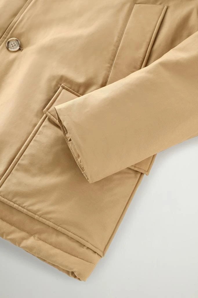 Woolrich Arctic Anorak in Ramar Cloth with Detachable Fur - Men - Beige 9