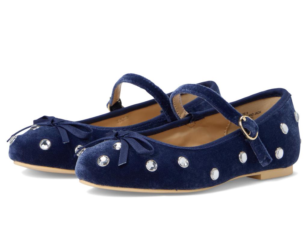 Janie and Jack Velvet Jewel Flat (Toddler/Little Kids/Big Kids)