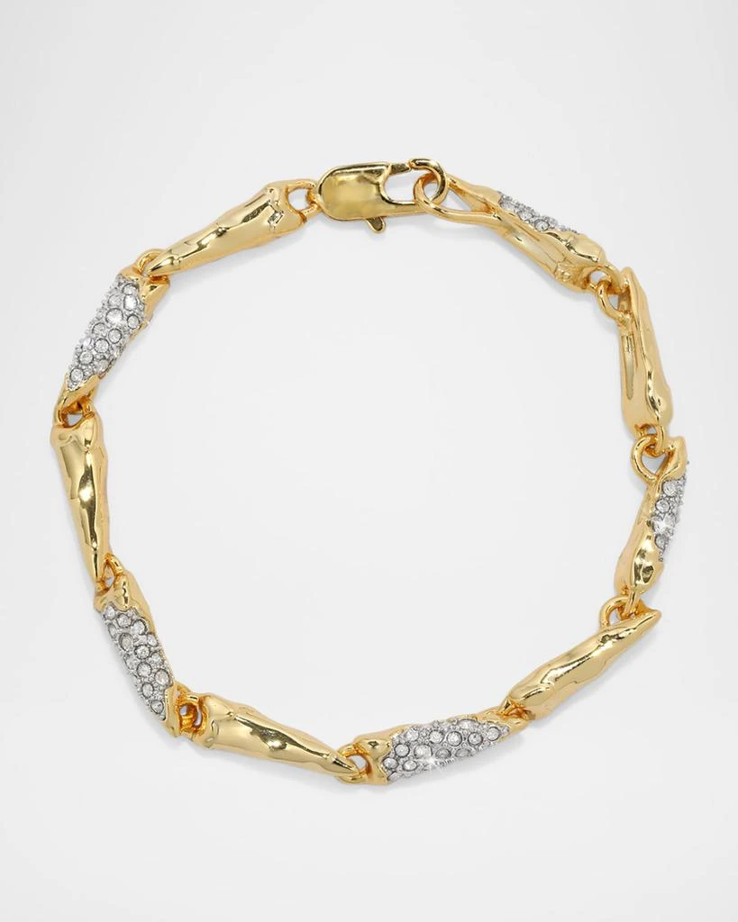 Alexis Bittar Solanales Crystal Linked Spear Bracelet