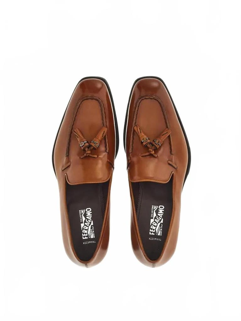 Salvatore Ferragamo Men
s Tassels Loafer In Brown 4