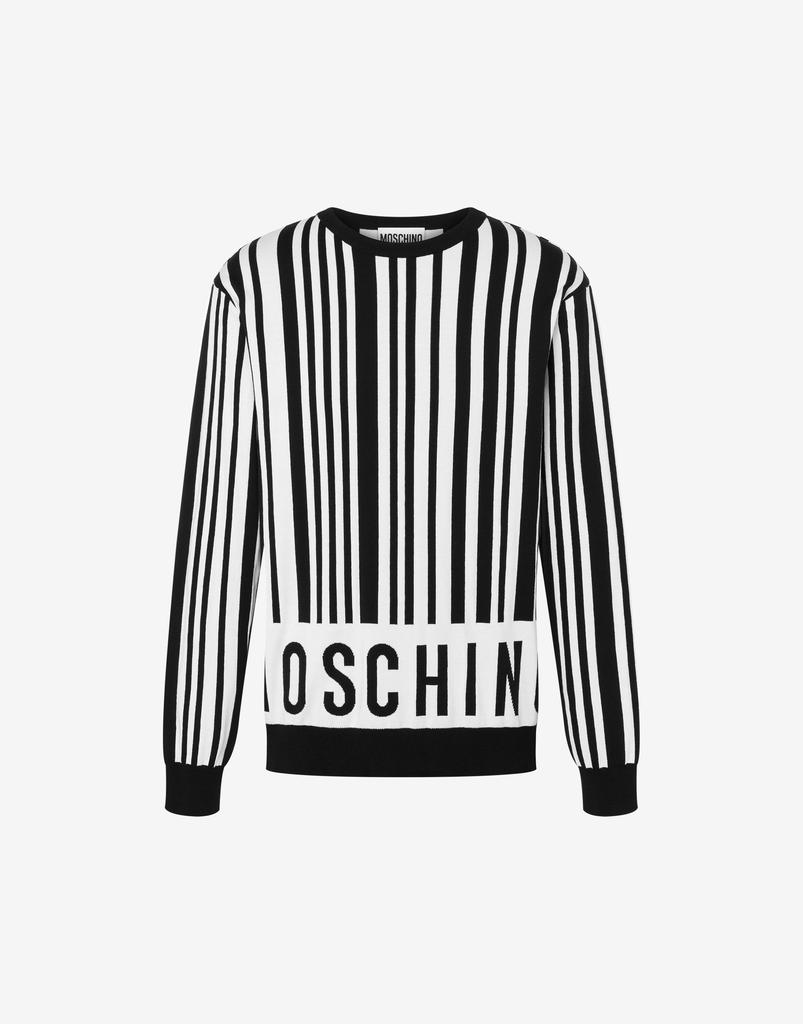 Moschino Cotton Pullover Barcode