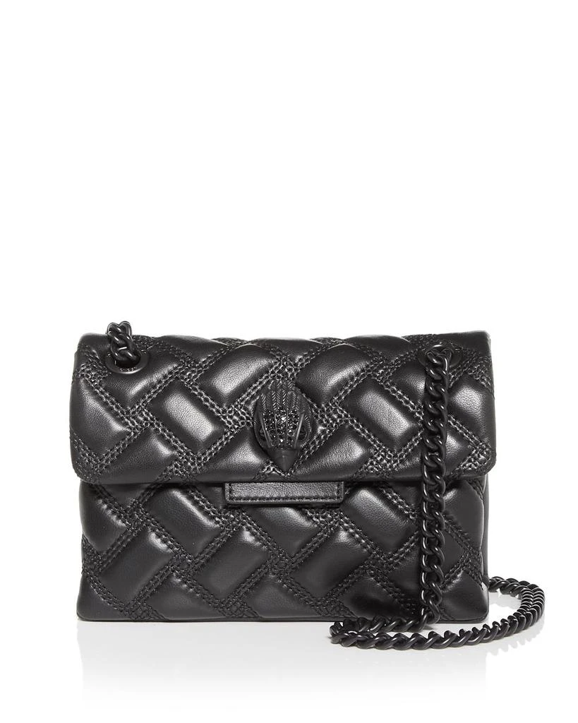 KURT GEIGER LONDON Mini Kensington Drench Leather Crossbody 1