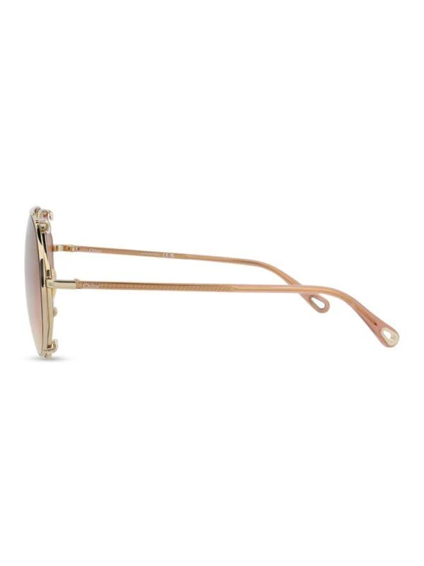 Chloé 57MM Round Sunglasses 3