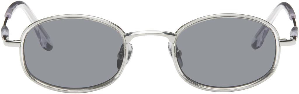 Shop Silver & Black Bicycle Sunglasses on Sale at BeyondStyle
