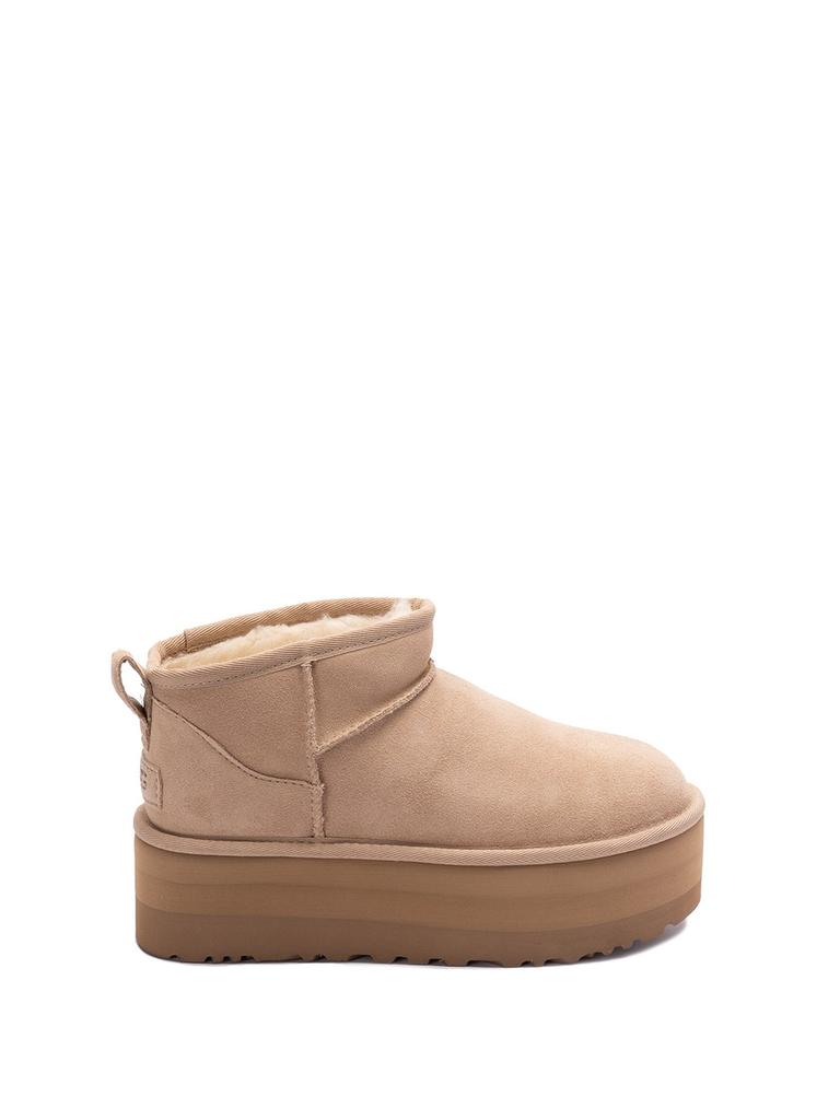 ショートブーツ・ブーティ UGG Light Gray 'Mini' Boots in Suede Woman UGG Light Gray 'Mini' Boots In Suede Woman - Boots - BeyondStyle