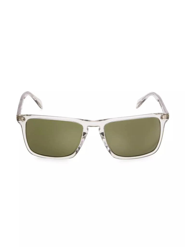 Oliver Peoples Bernardo 56MM Rectangular Sunglasses 1
