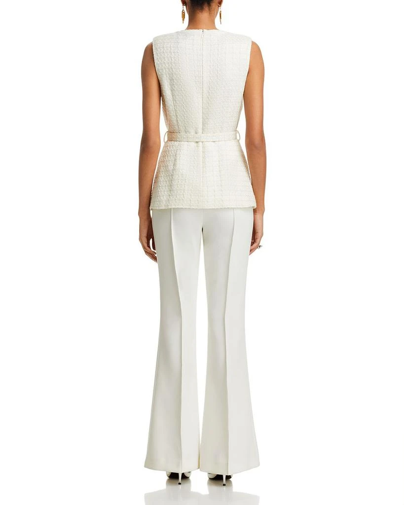 Self Portrait Bouclé Embellished Bow Jumpsuit 4