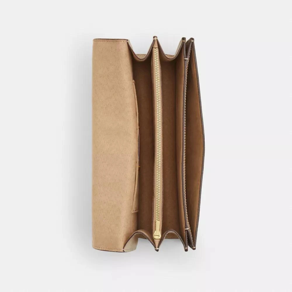 Coach Klare Envelope Crossbody Bag In Blocked Signature Canvas 6