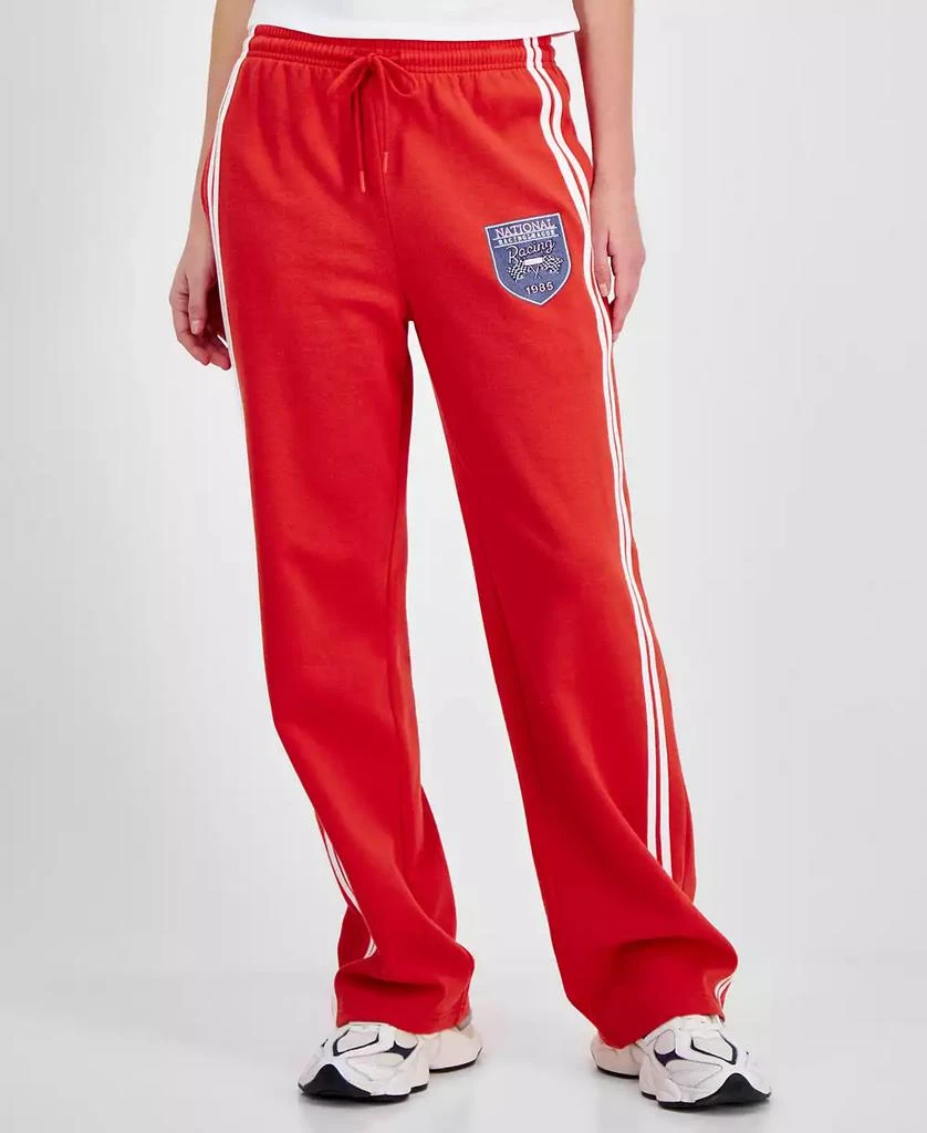 Love Tribe Juniors' Racing Side-Striped Track Pants 3