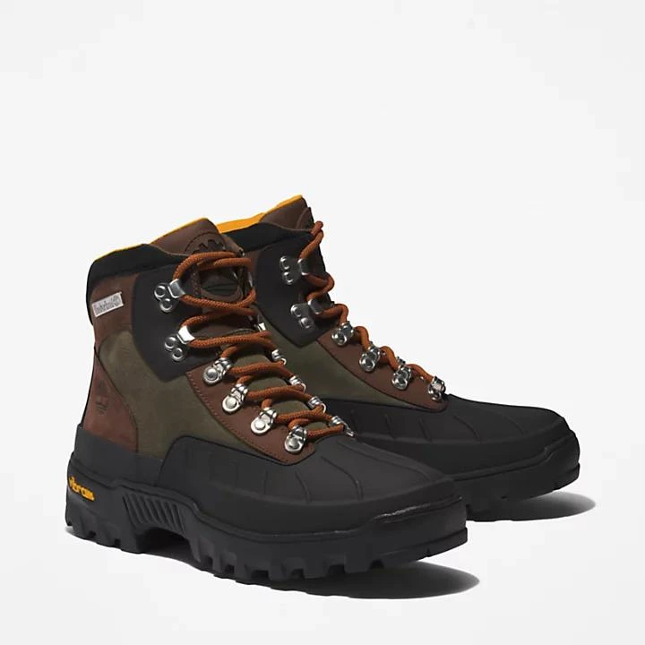 Timberland Vibram Waterproof Hiking Boot for Men in Dark Brown 4