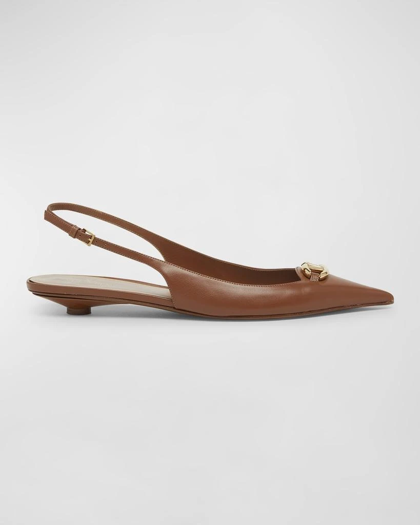 Valentino Moon VLogo Slingback Ballerina Flats 1