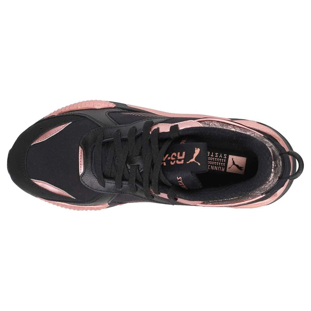 Puma RS-X Black Rose Lace Up Sneakers 4