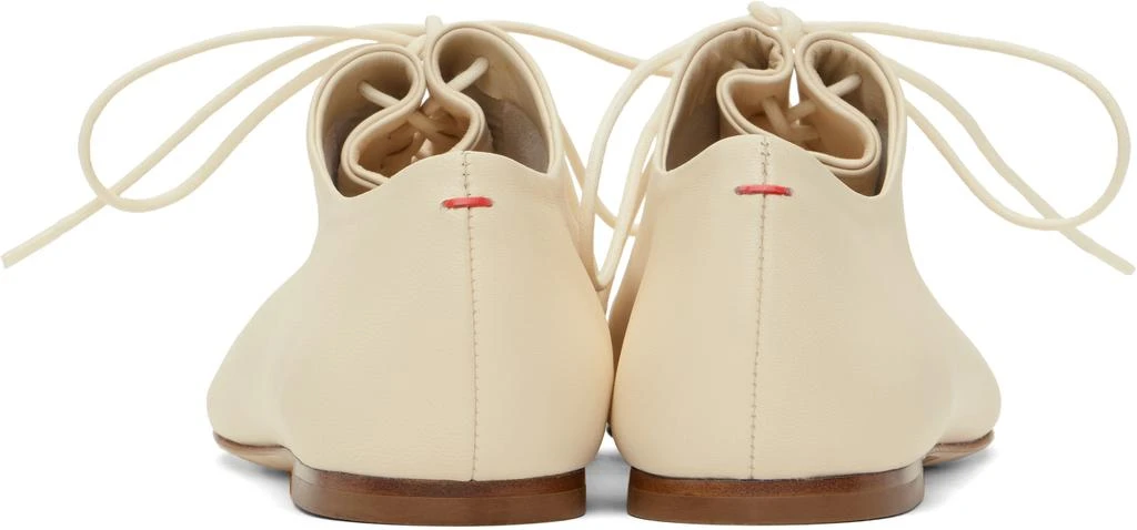 AEYDE Off-White Isla Nappa Leather Derbys 2