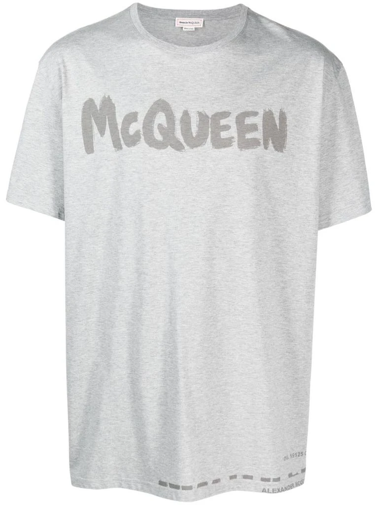 Alexander Mcqueen Alexander McQueen `Graffiti` Print T-Shirt 1