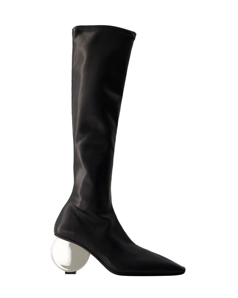 Courreges Circle Boots - Courreges - Synthetic Leather - Black