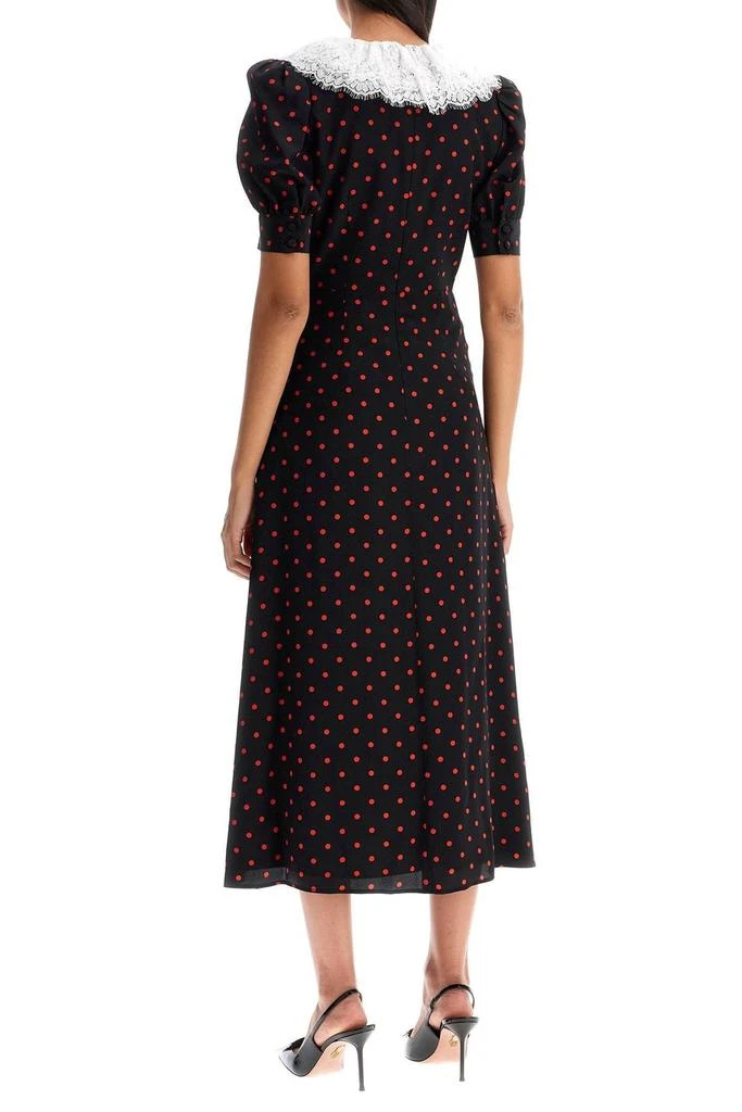 Alessandra Rich Alessandra Rich Polka-Dot Printed Midi Dress 3