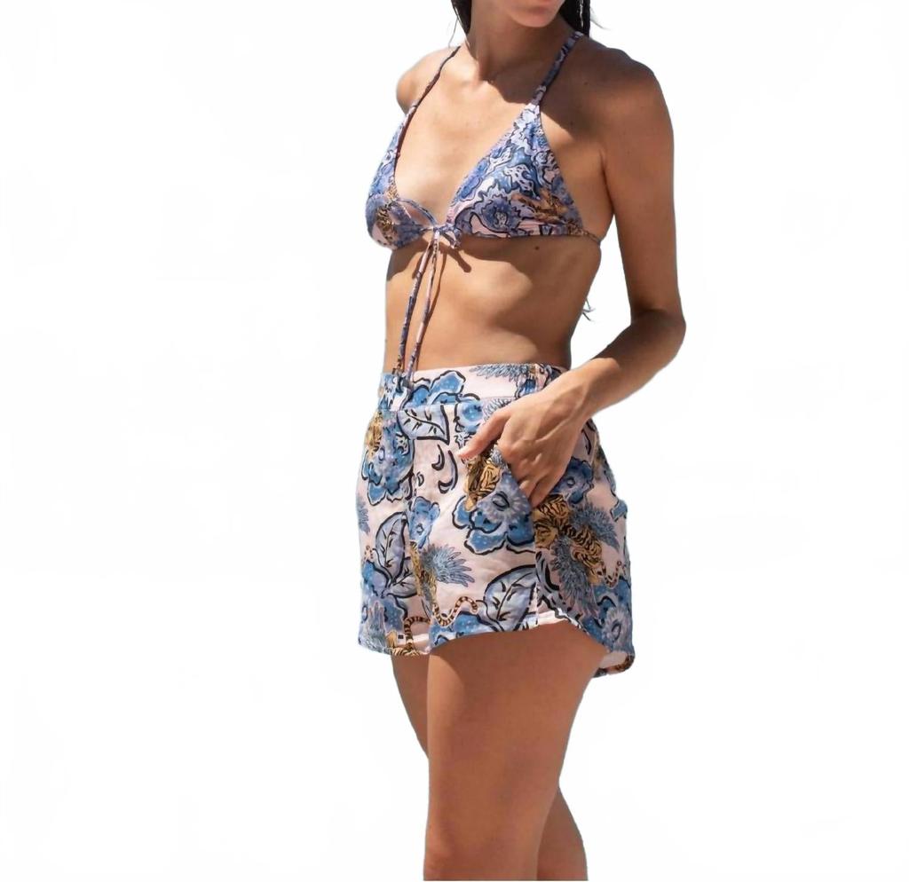 Las Sureñas String Flying Tiger Bikini Set In Multi