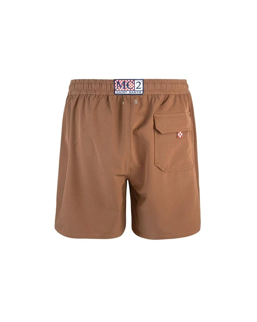Mc2 Saint Barth Mc2 Saint Barth Logo Embroidered Comfort Drawstring Swim Shorts 2