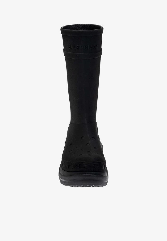 Balenciaga X Crocs Logo-Detail Rain Boots 4