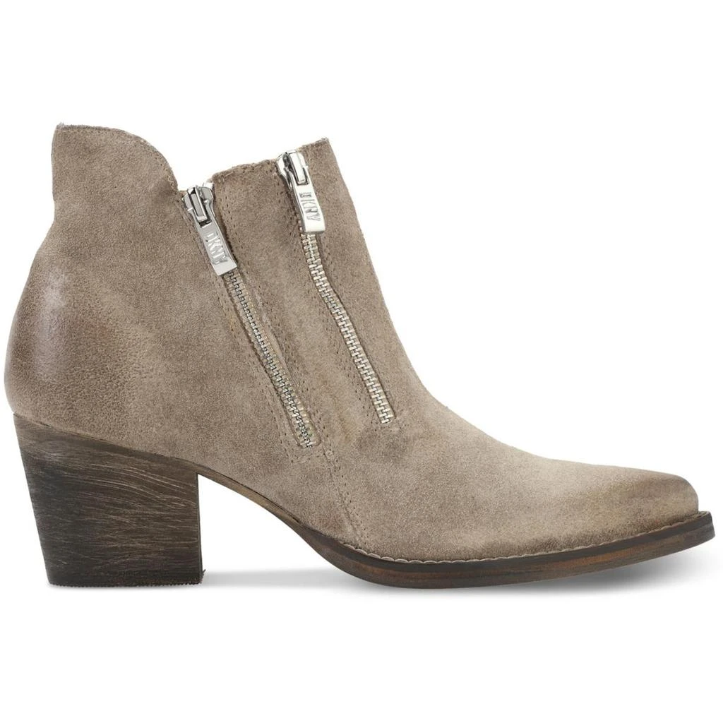 DKNY Kieran Womens Block Heel Pointed Toe Ankle Boots 2