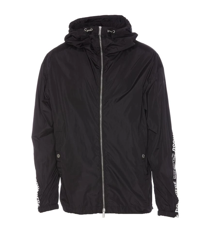 DSQUARED2 Dsquared2 Zip-Up Long-Sleeved Windbreaker Jacket 1