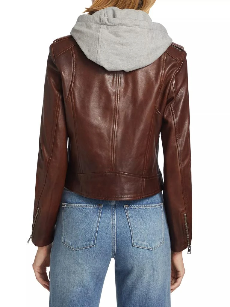 LaMarque Holy Leather Hooded Biker Jacket 5