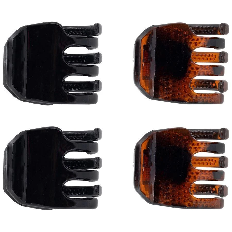 Scunci No-Slip Grip Jaw Clips with Microteeth for Extra Hold