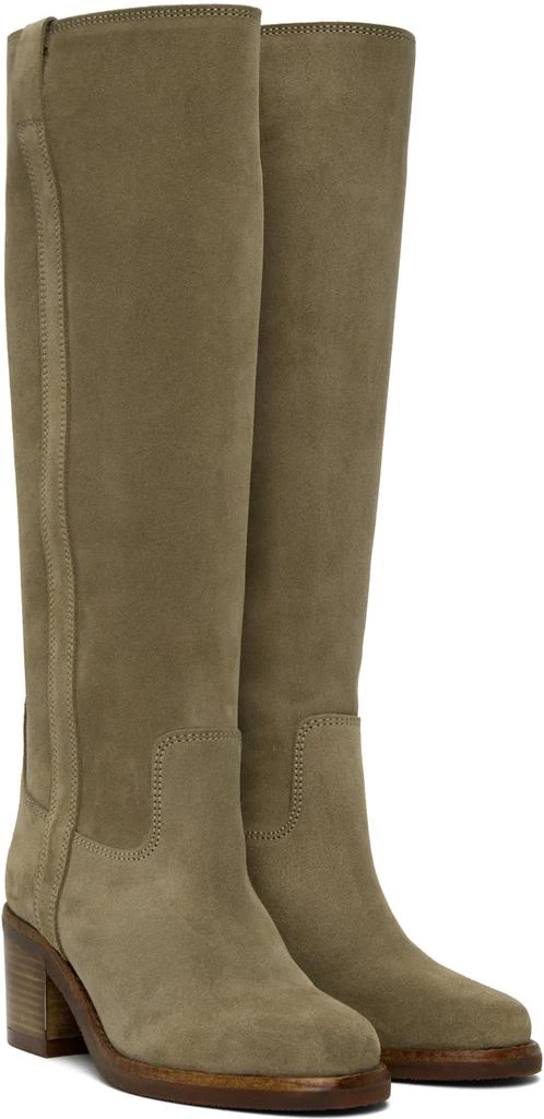 Isabel Marant Taupe Seenia Tall Boots 4