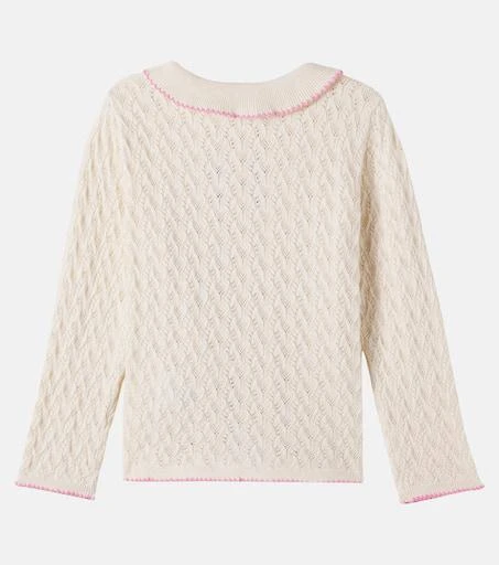 Konges Sløjd Rosier cotton, wool, and cashmere cardigan 2