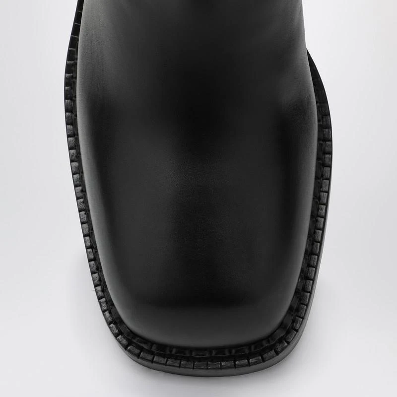 Prada High black leather boot 3