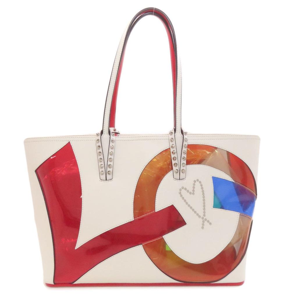 Christian Louboutin Color Vinyl Leather Tote Bag (Pre-Owned)