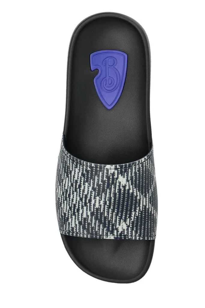Burberry Burberry Dive Checked Slip-On Slides 4