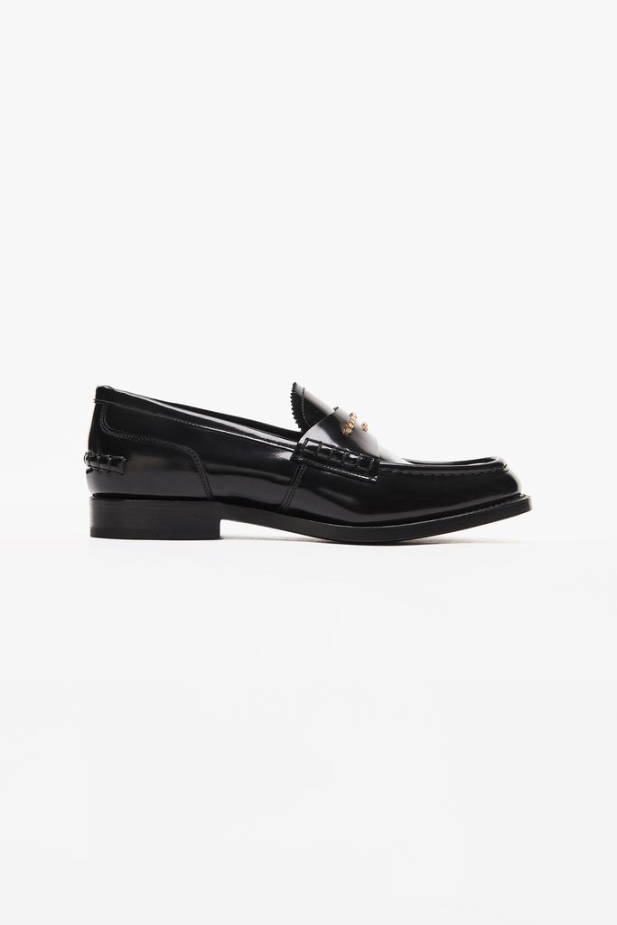 Alexander Wang CARTER LOGO LEATHER LOAFER