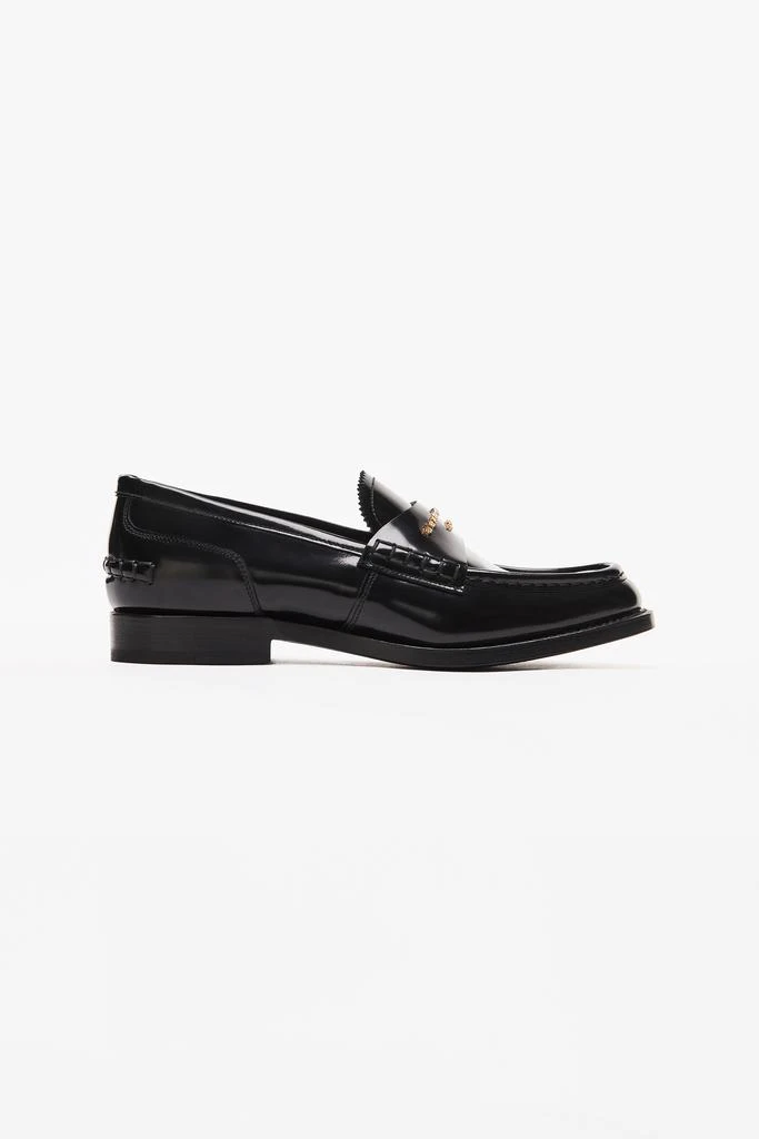 Alexander Wang CARTER LOGO LEATHER LOAFER 1