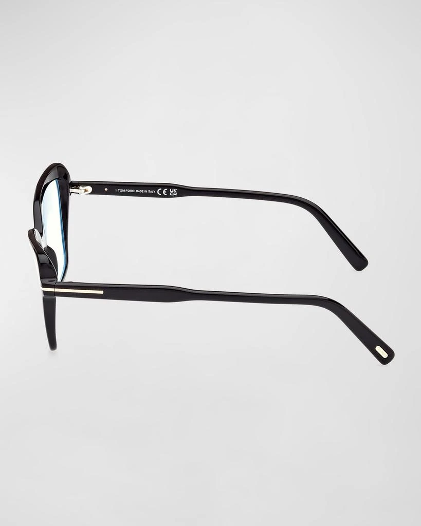 Tom Ford Blue Light Blocking Acetate Cat-Eye Glasses 4
