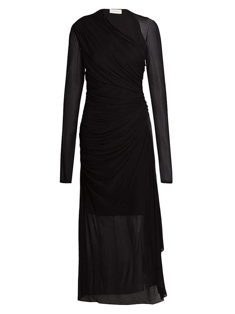 black leopard print midi dress Women's Malibu Midi Dress in Brown/Black | Size XL
