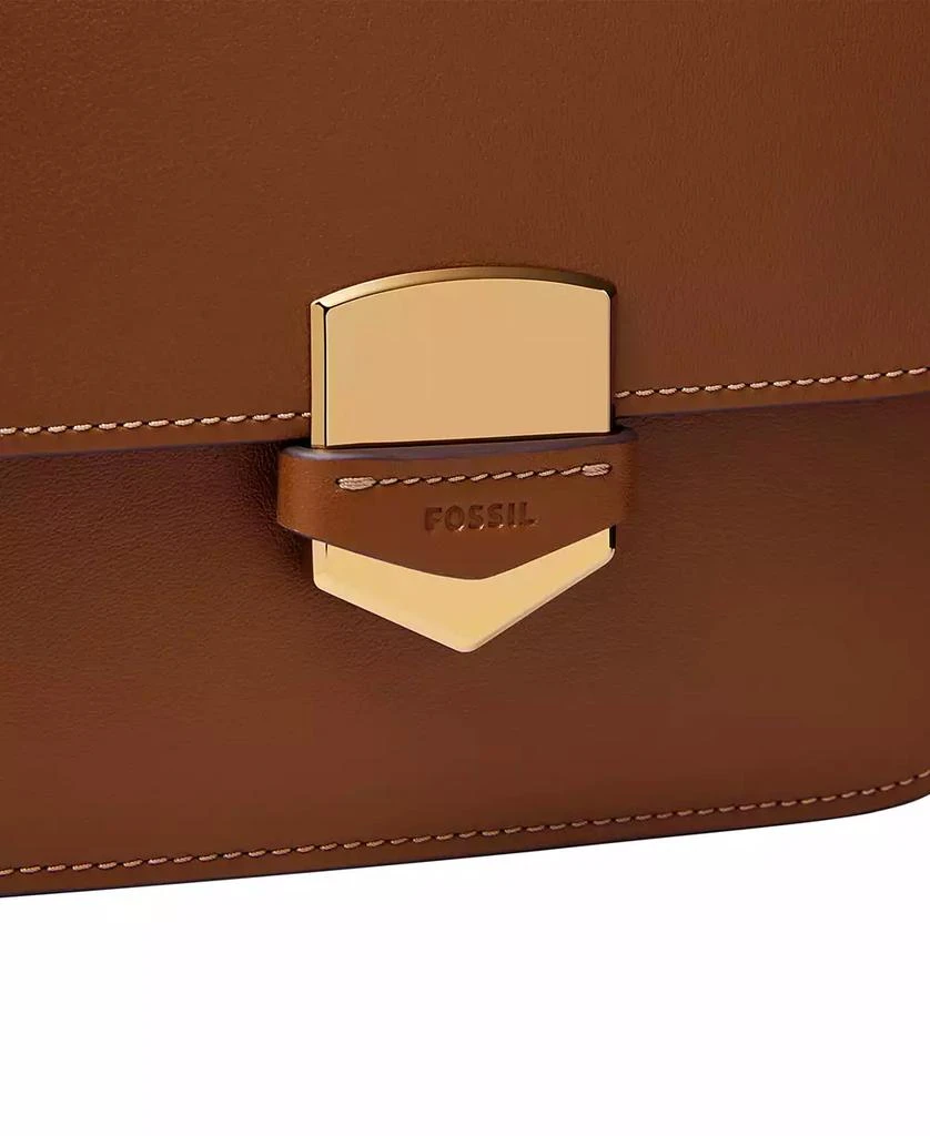 Fossil Lennox Leather Flap Crossbody Bag 5