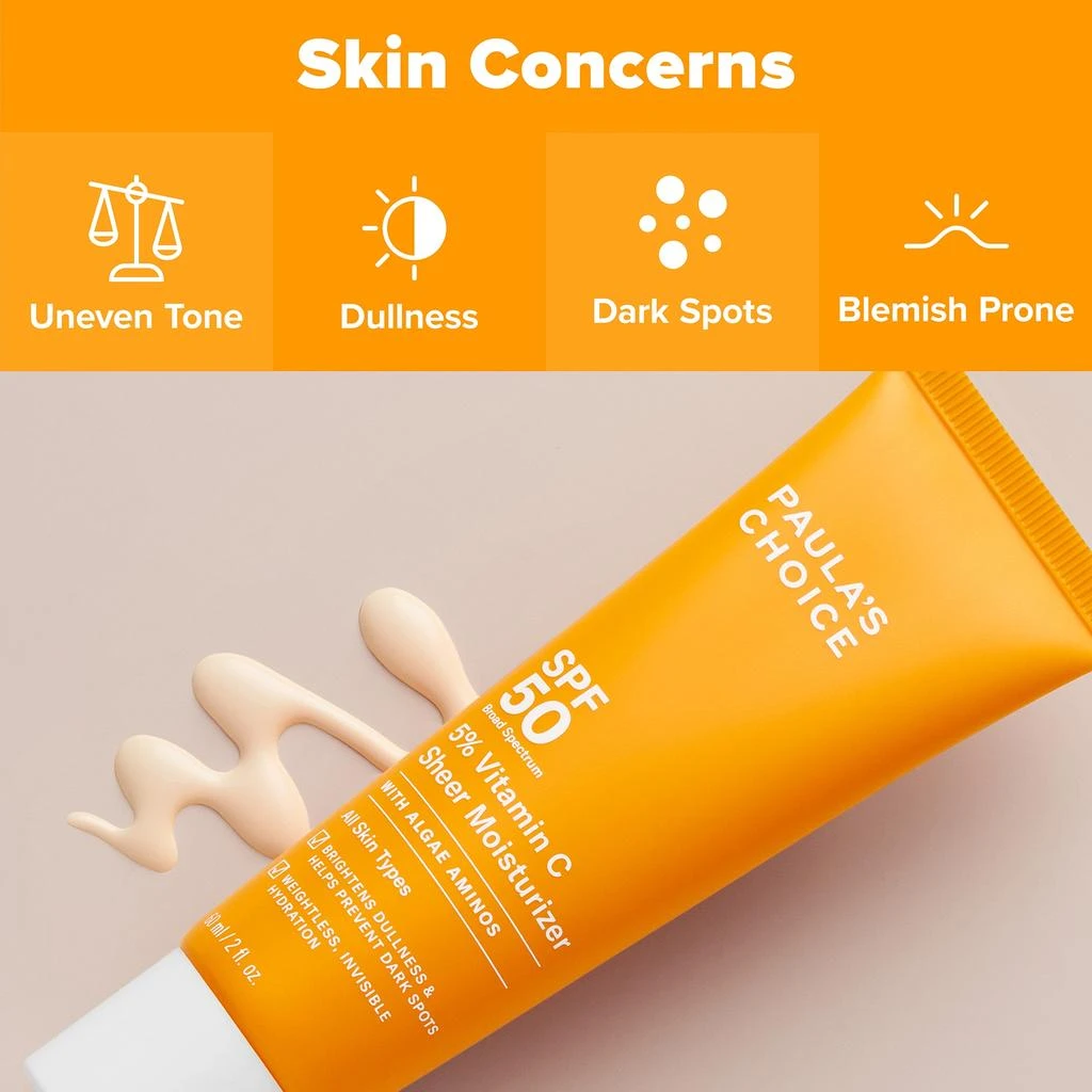 Paula's Choice Paula's Choice 5% Vitamin C Sheer Moisturiser SPF50 60ml 4