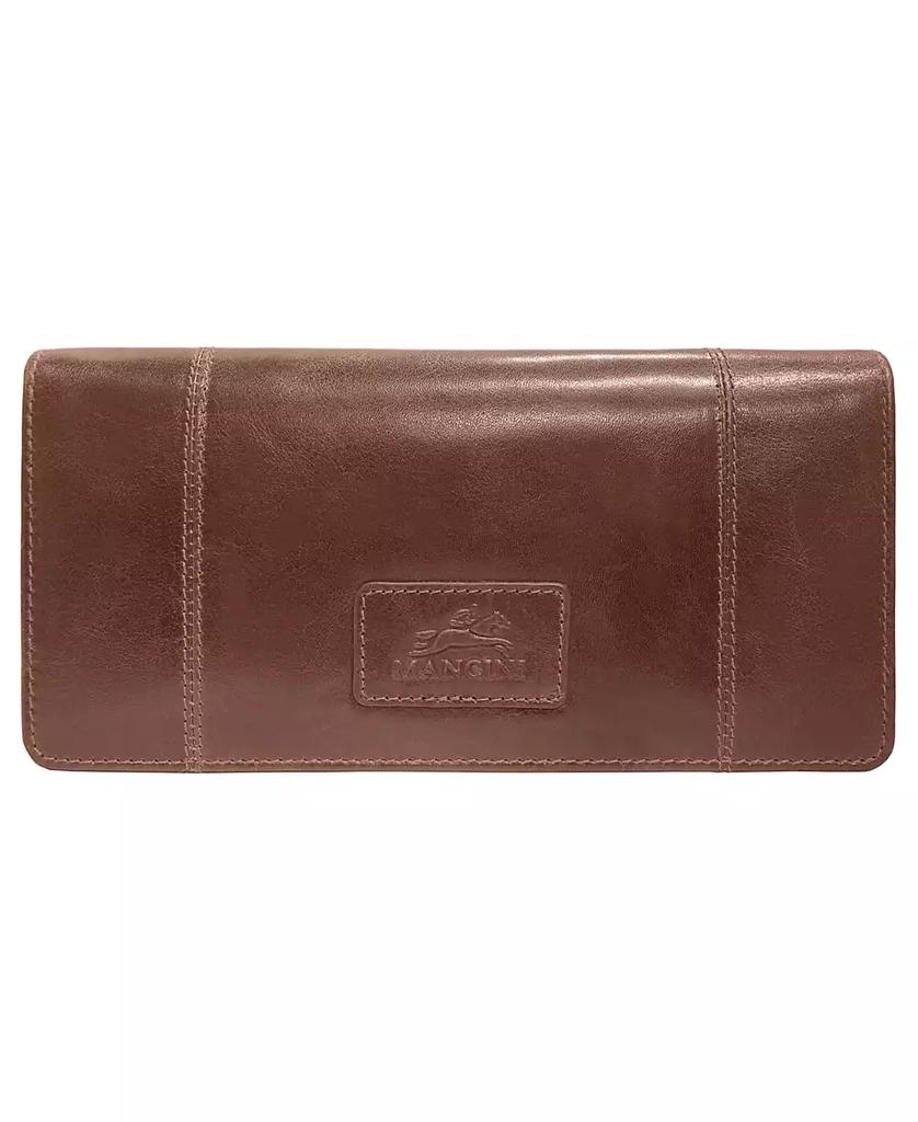 Mancini Leather Goods Casablanca Collection RFID Secure Ladies Trifold Wallet