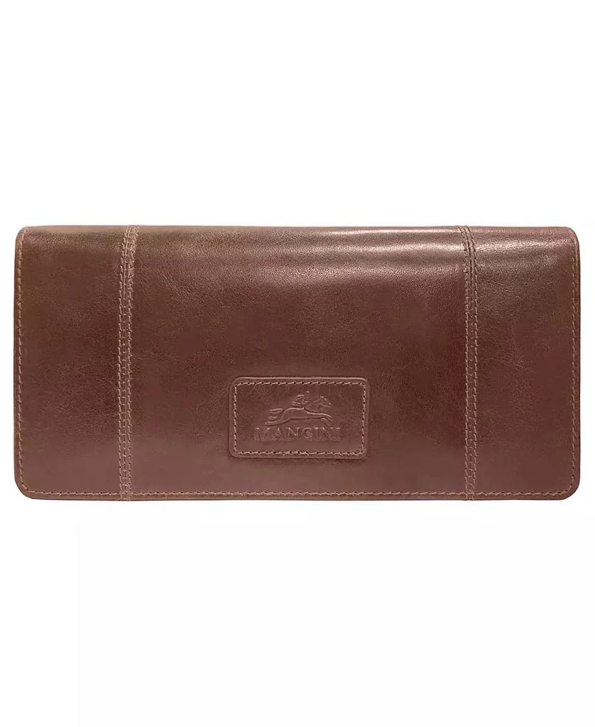 Mancini Leather Goods Casablanca Collection RFID Secure Ladies Trifold Wallet 1