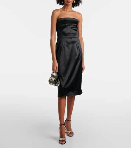 Dolce 
Gabbana Satin bustier dress 2