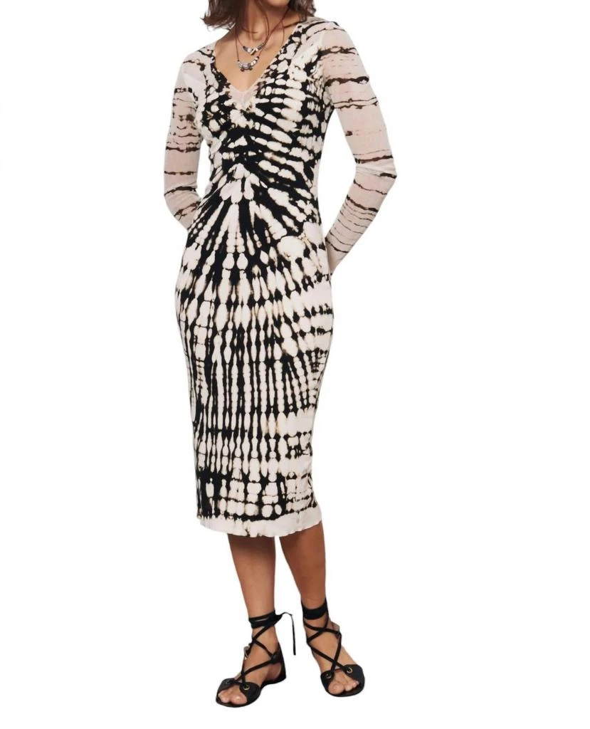 RAQUEL ALLEGRA Raquel Allegra - LONG SLEEVE POPPY MIDI DRESS 4