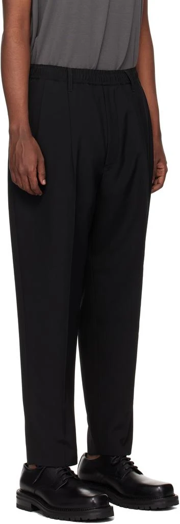 n.hoolywood Black Wide Tapered Easy Trousers 2
