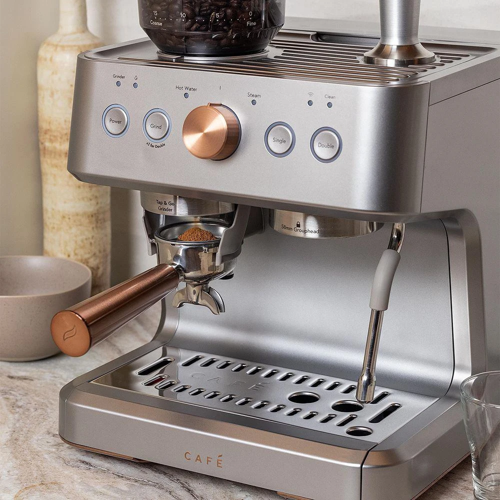 GE Appliances Cafe BELLISSIMO Semi Automatic Espresso Machine with Frother 3