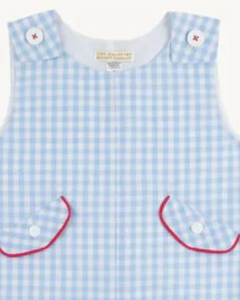 The Beaufort Bonnet Company Kid
s Prescott Pocket Jon Jon In Blue 2