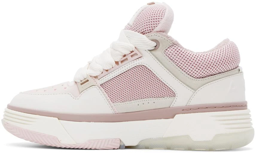 AMIRI White & Pink MA-1 Sneakers 3