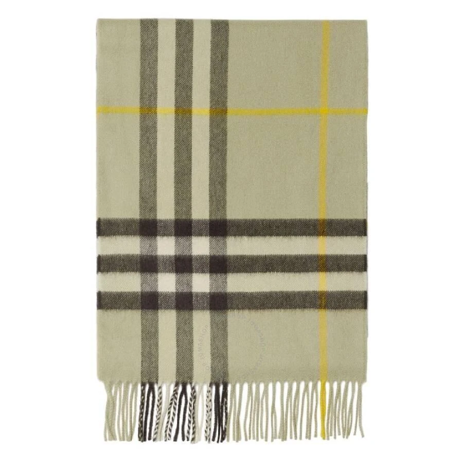 Burberry Cashmere Vintage Check Fringe Scarf 2