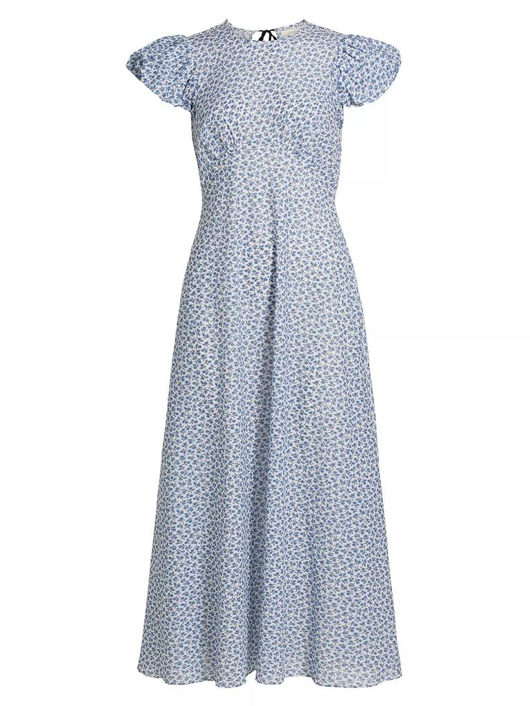 DÔEN Romina Floral Cotton Midi-Dress