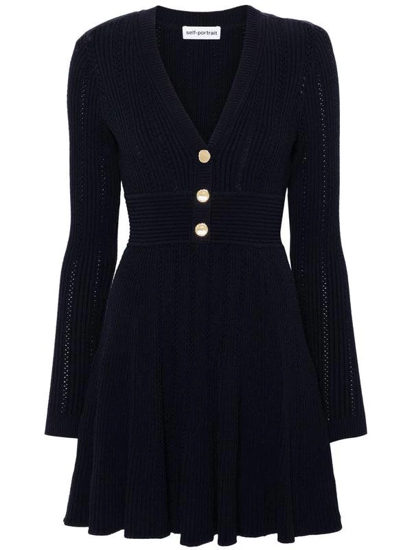 Sylvie Milano Pointelle Midi Dress
